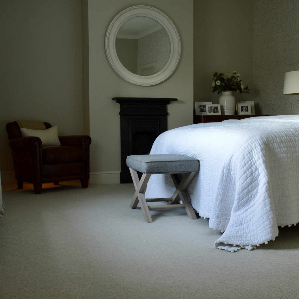 Cumbrian Loop Undyed Wool Carpet