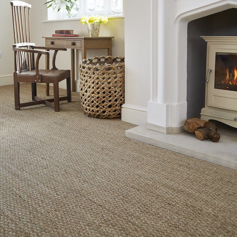 Seagrass Weave natural carpet, room view