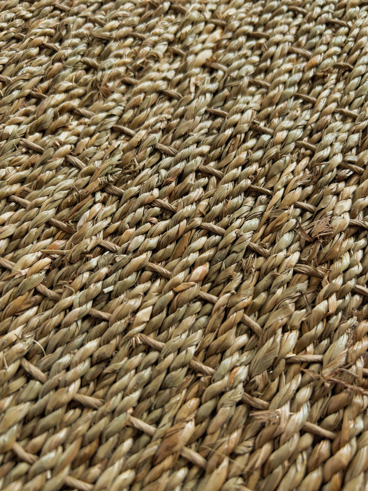 Seagrass Weave natural carpet detail