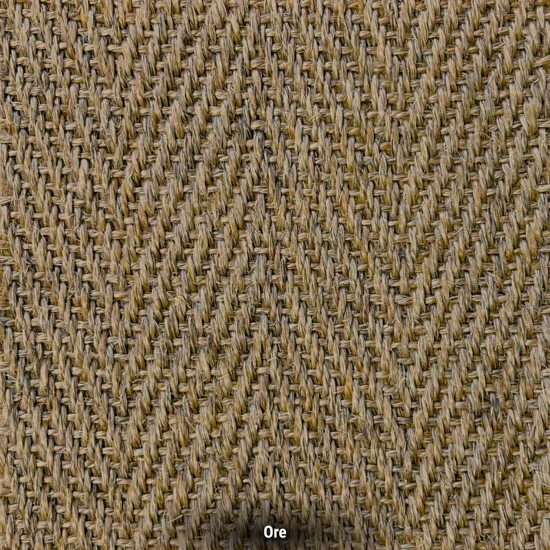Sisal Herringbone Carpet in Ore, swatch