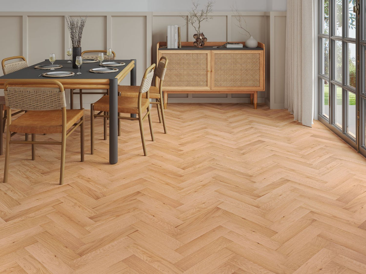 Woodland Oak Herringbone
