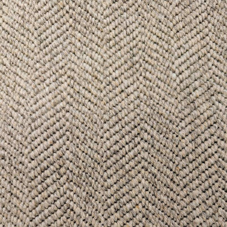 Cumbrian Herringbone Weave Undyed Wool Carpet