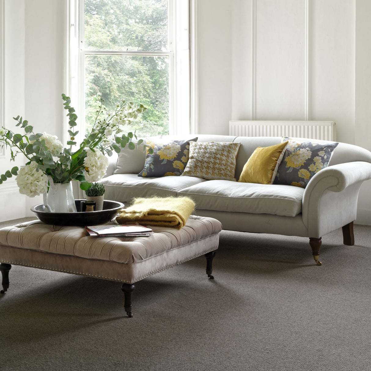 Cumbrian Loop Undyed Wool Carpet