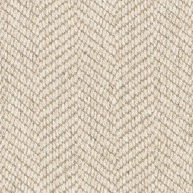 Cumbrian Herringbone Weave Undyed Wool Carpet