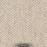 Cumbrian Herringbone Weave Undyed Wool Carpet