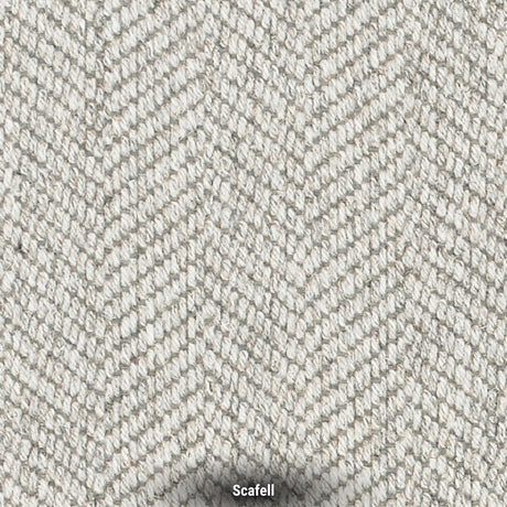 Cumbrian Herringbone Weave Undyed Wool Carpet