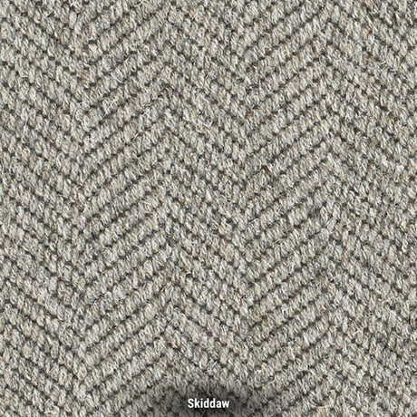 Cumbrian Herringbone Weave Undyed Wool Carpet