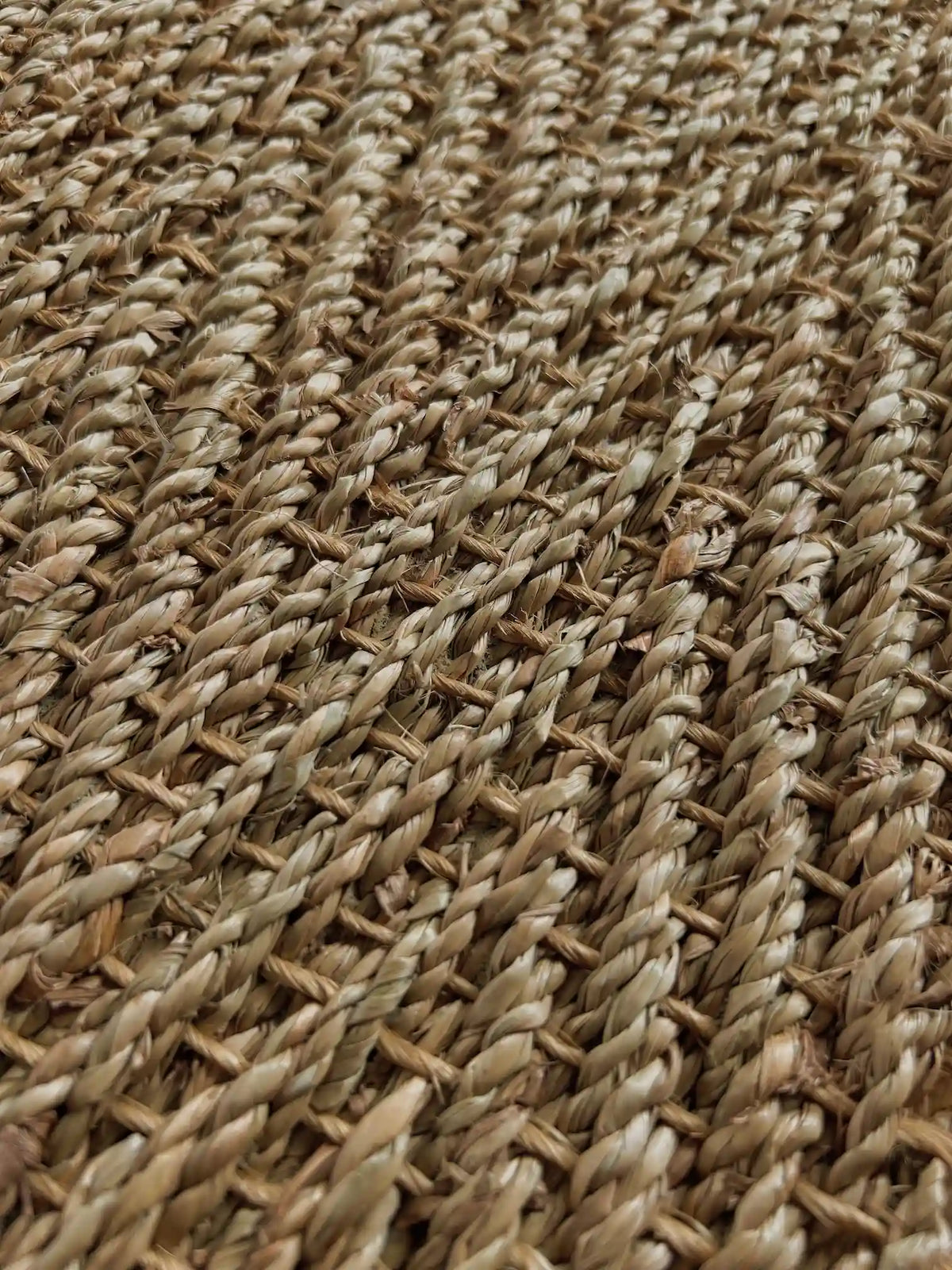 Seagrass Herringbone natural carpet, room view