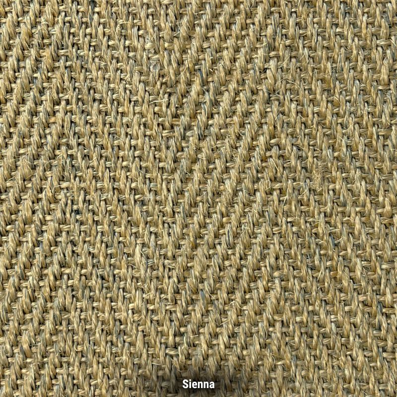 Sisal Herringbone Carpet in Sienna